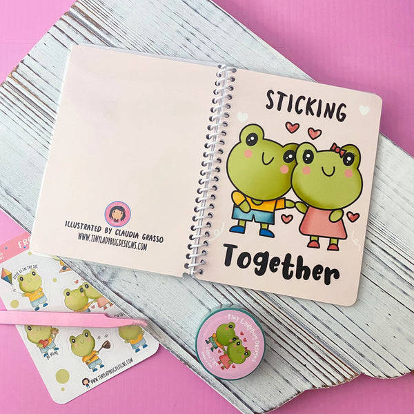 Froggies Reusable Sticker Book - JollityPop