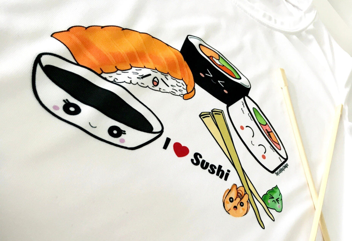 hochwertig Kawaii Sushi T-Shirt - JollityPop