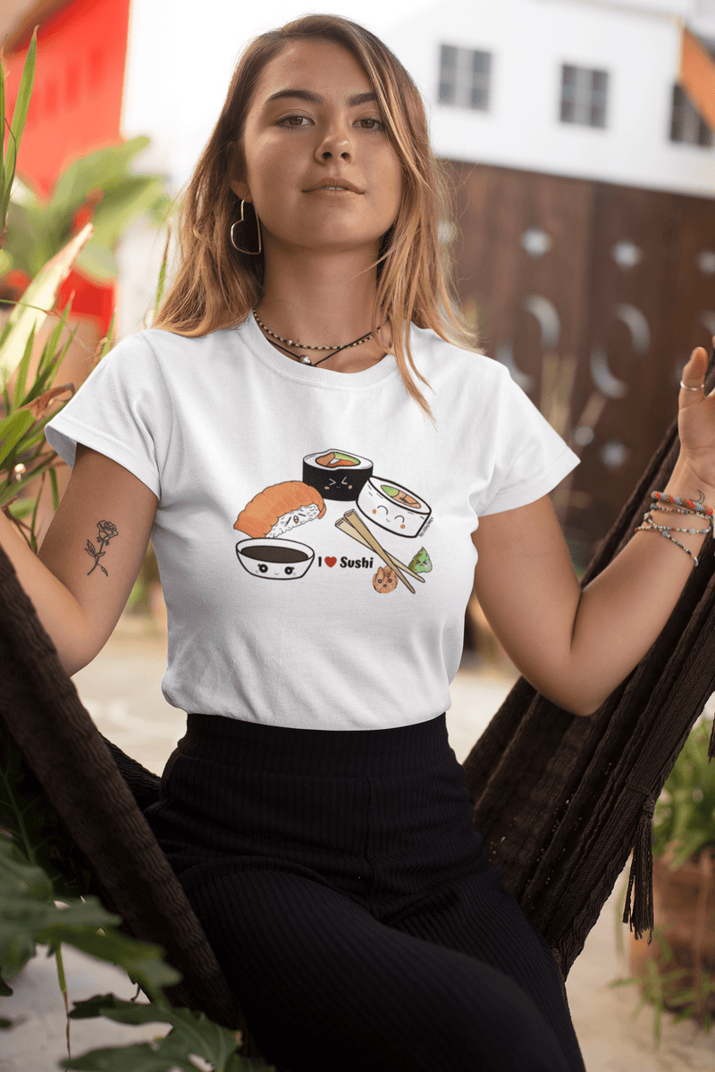 Kawaii Sushi T-Shirt - JollityPop | T-Shirts