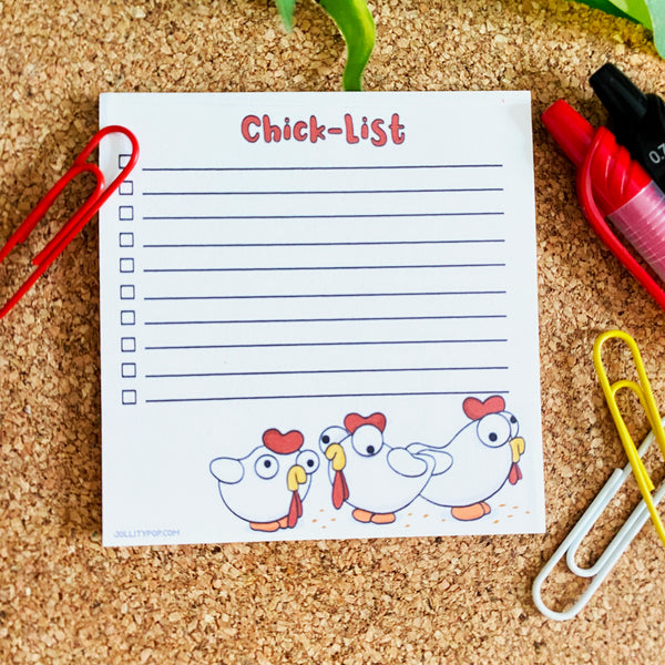 "Chick" List Notepad