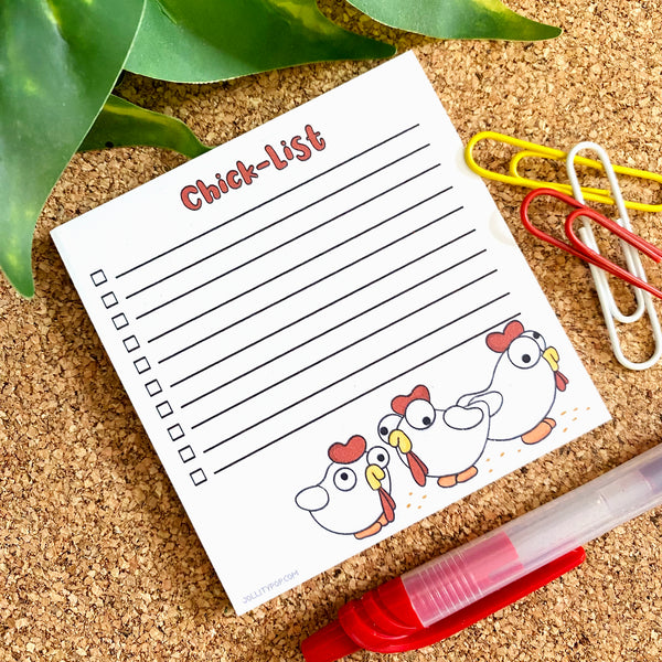 "Chick" List Notepad