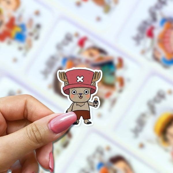 One Piece Straw Hat Pirate Crew Stickers