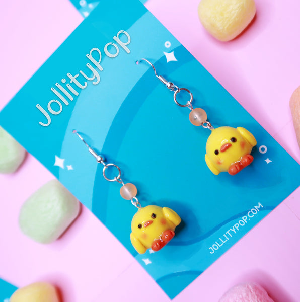 Handmade Chick Earrings - JollityPop