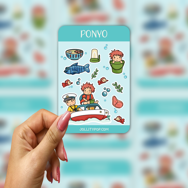 Ponyo Sticker Sheet