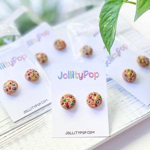 Candy and Chocolate Chunk Cookie Earrings