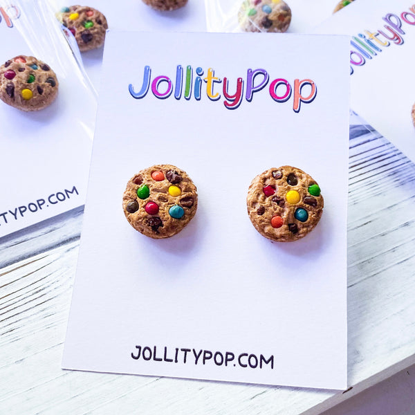 Candy and Chocolate Chunk Cookie Earrings