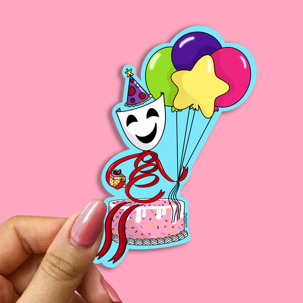 Gangle The Amazing Digital Circus Birthday Sticker
