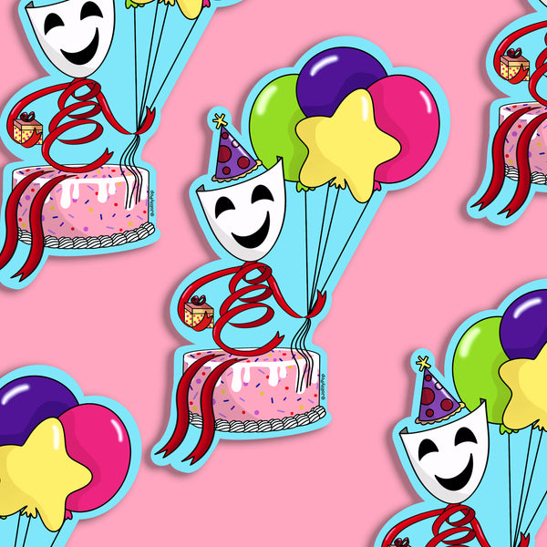 Gangle The Amazing Digital Circus Birthday Sticker