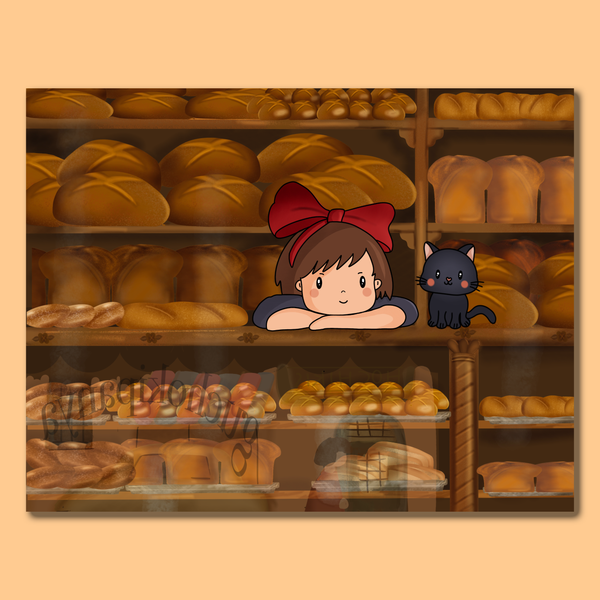 A Day At The Bakery Art Print