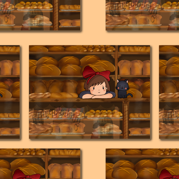 A Day At The Bakery Art Print