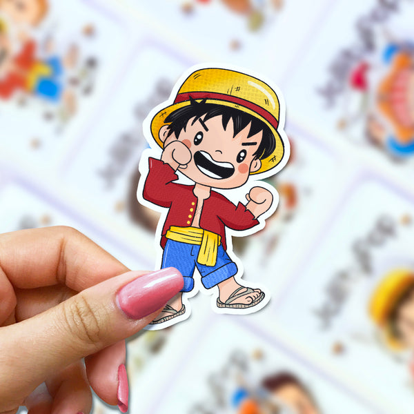 One Piece Straw Hat Pirate Crew Stickers