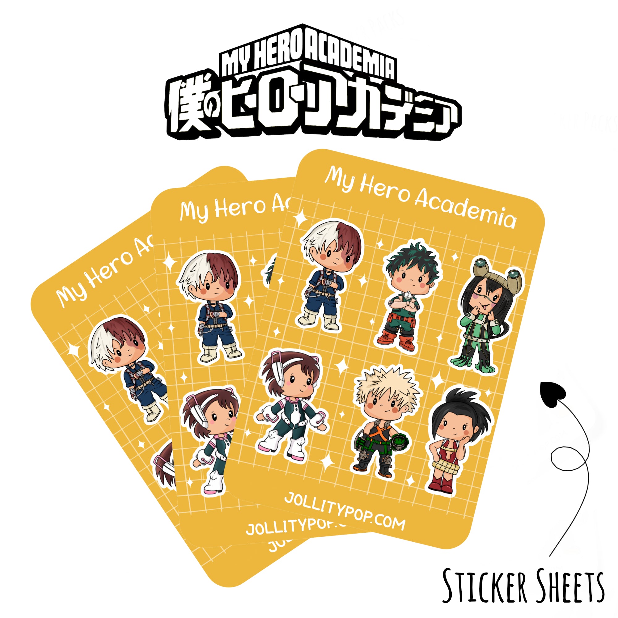 MHA Sticker Sheet