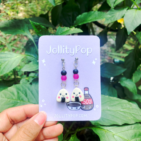 Onigiri Kawaii Earrings