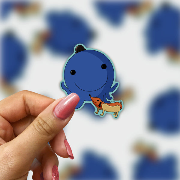 Oswald and Weenie Sticker