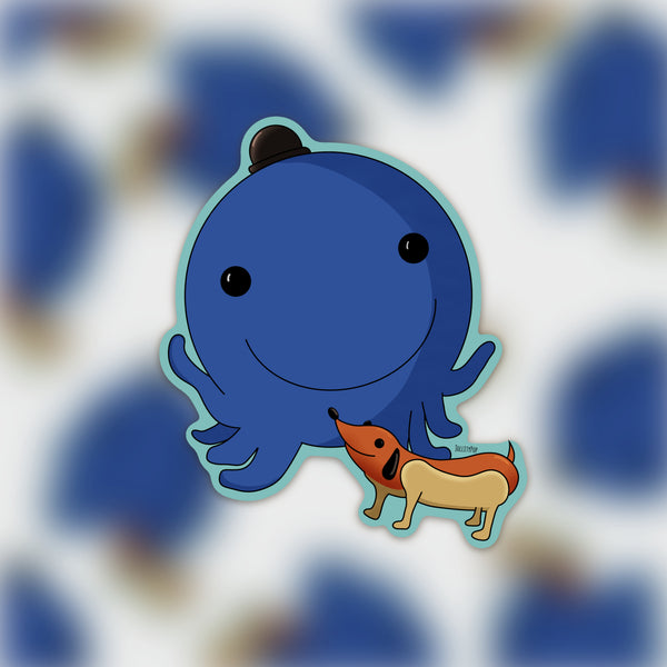 Oswald and Weenie Sticker
