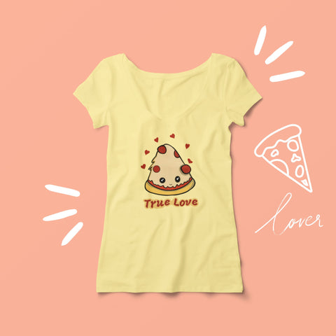 Kawaii Pizza T-shirt