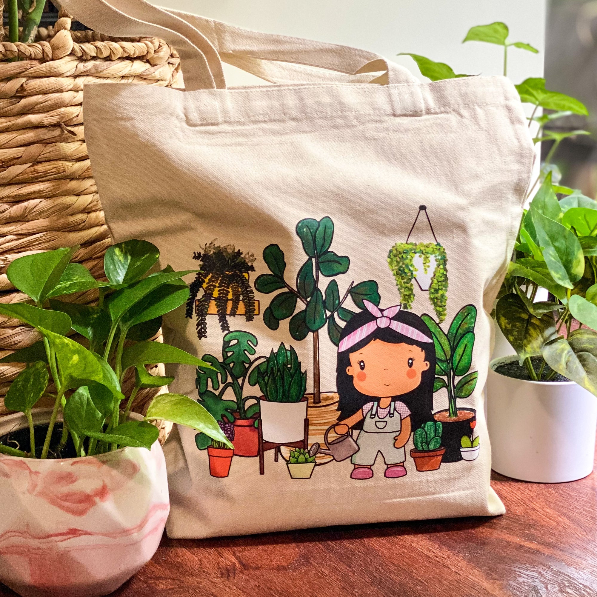 Plant tote outlet bag