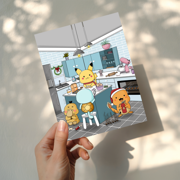 Pokemon Baking Print