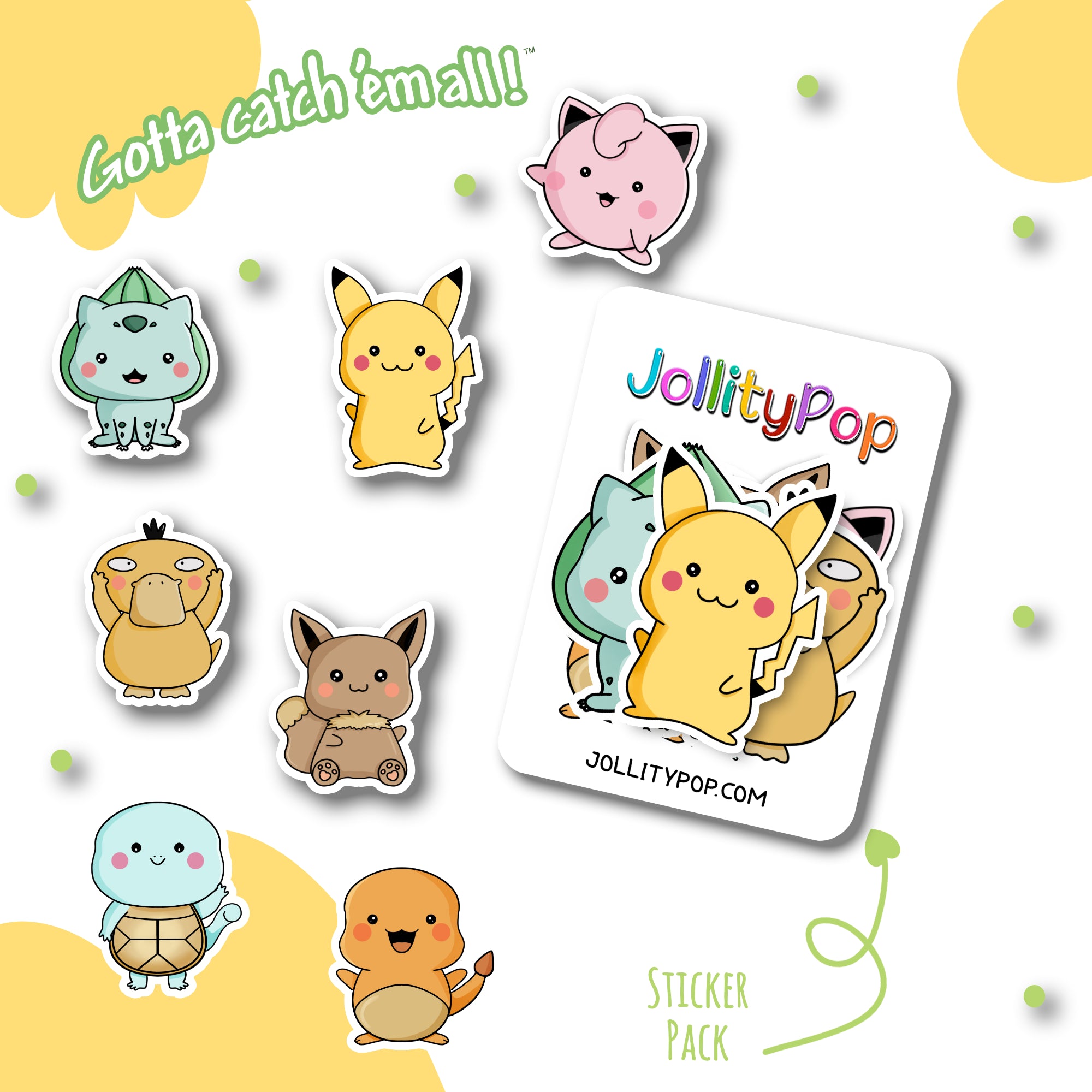 Pokemon Sticker Pack