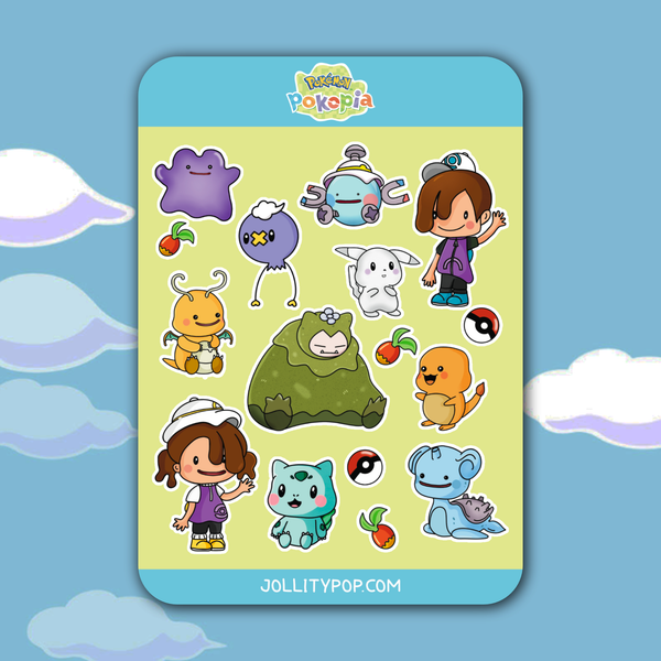 Pokopia Sticker Sheet