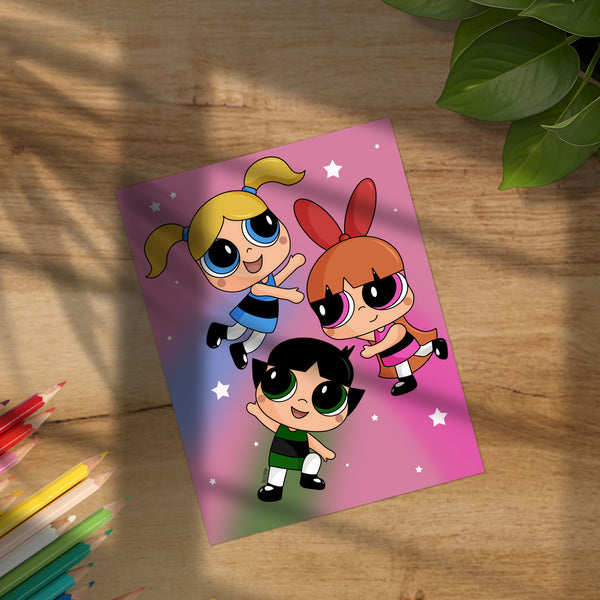 PowerPuff Girls Print