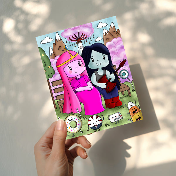 Princess Bubblegum and Marceline Print