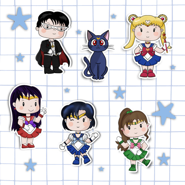 Sailor Moon Chibi Sticker Pack