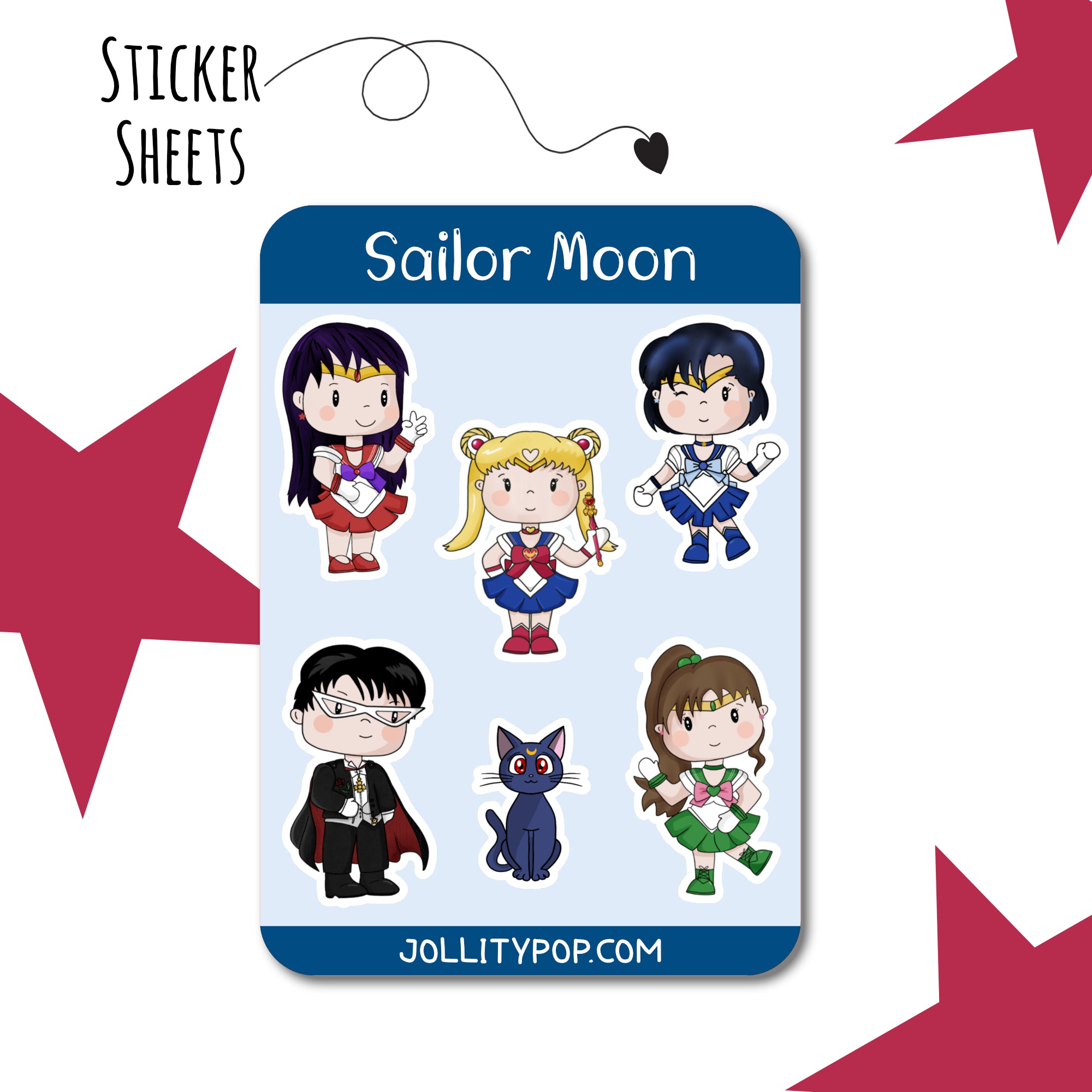 Sailor Moon Sticker Sheet