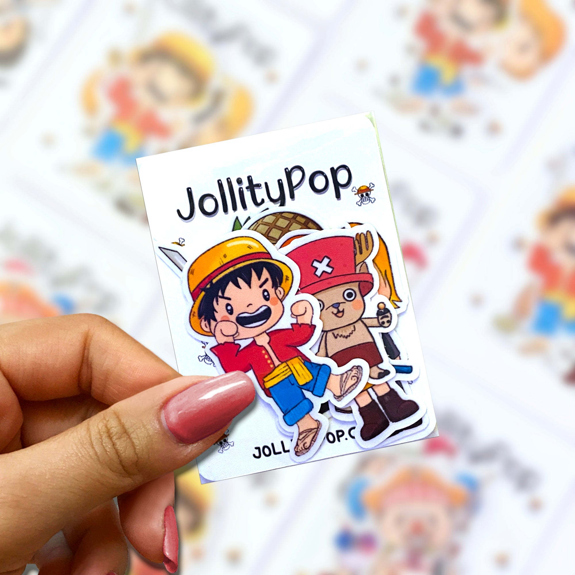 One Piece Straw Hat Pirate Crew Stickers