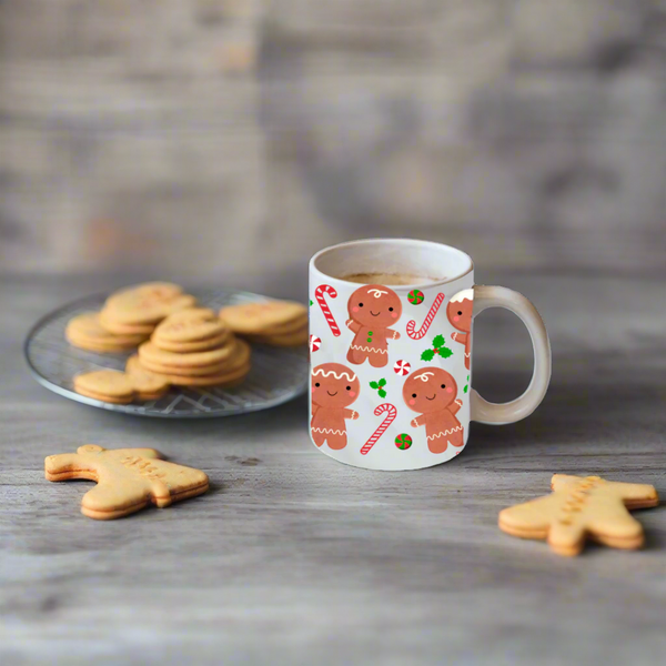 Gingerbread Men Cookie Ceramic Mug