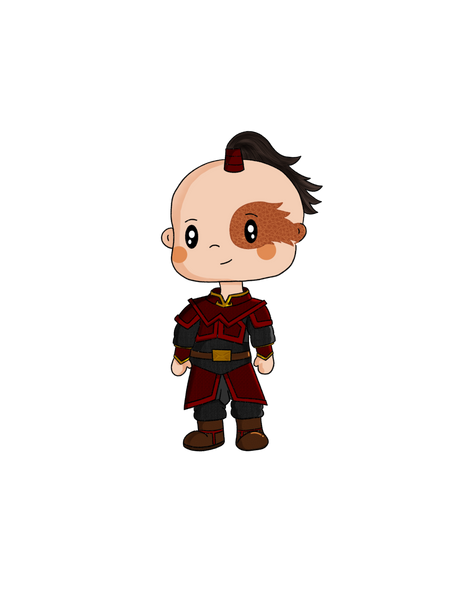 Avatar Last Airbender Chibi Sticker Pack