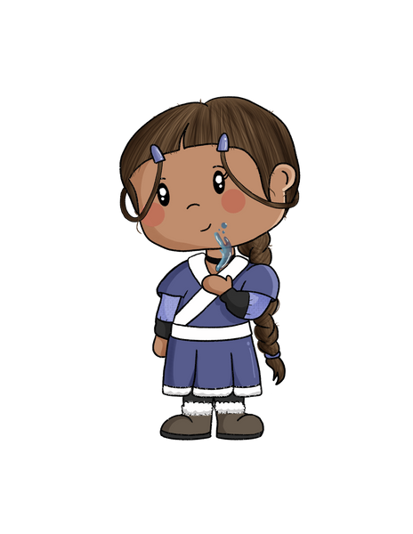 Avatar Last Airbender Chibi Sticker Pack