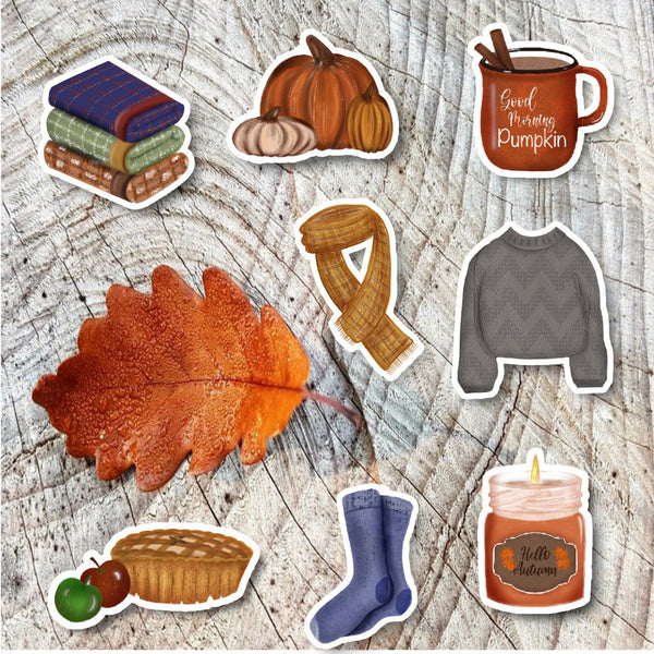 Cozy Autumn Sticker Pack - JollityPop