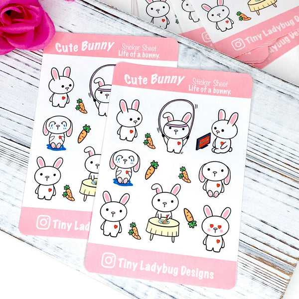 Bunny Stickers - JollityPop