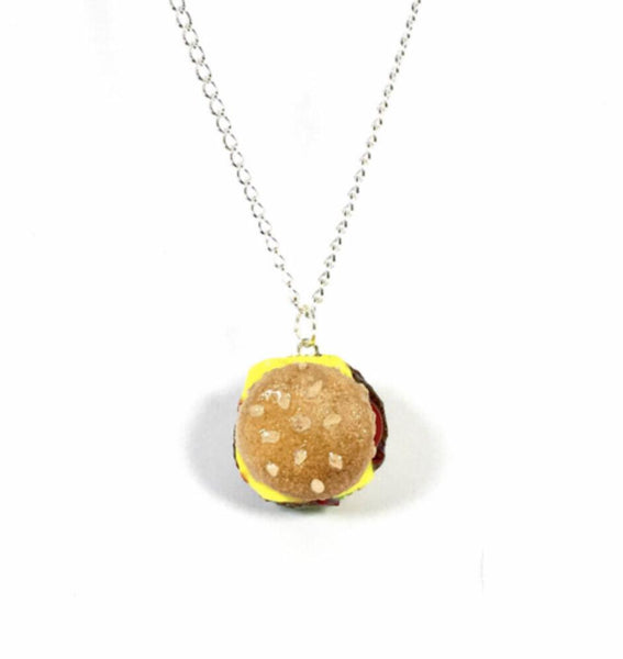 Polymer Clay Cheeseburger Charm - JollityPop