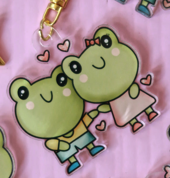 Cute Froggies Keychain - JollityPop