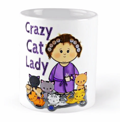 Crazy Cat Lady Coffee Mug - JollityPop