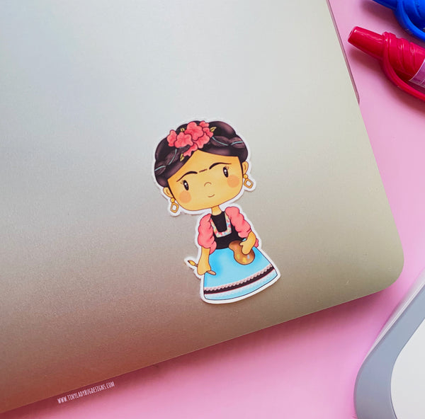 Frida Kahlo Vinyl Sticker - JollityPop