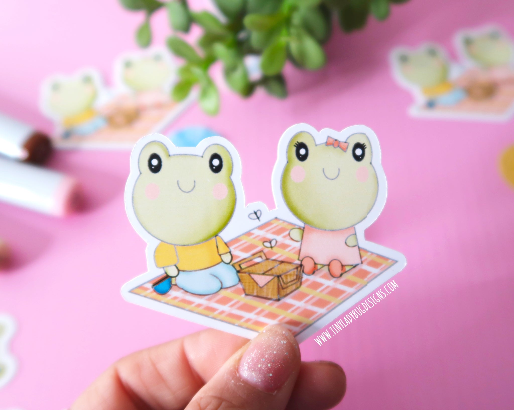 Froggies Die Cut Sticker - JollityPop