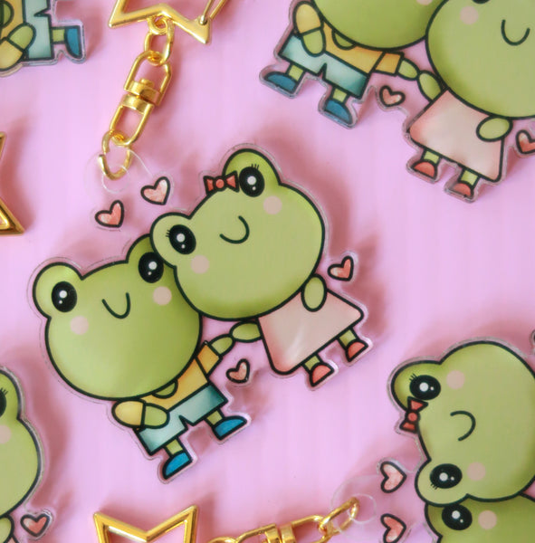 Cute Froggies Keychain - JollityPop