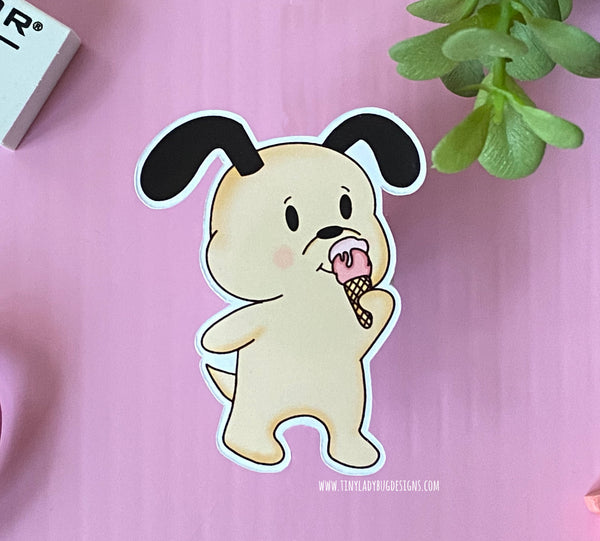 Harry the Dog Die Cut Stickers - JollityPop