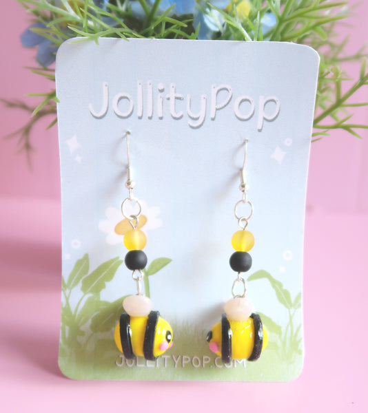 Bumblebee Earrings - JollityPop