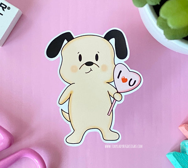 Harry the Dog Die Cut Stickers - JollityPop