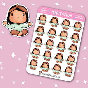Meditation Planner Stickers - JollityPop