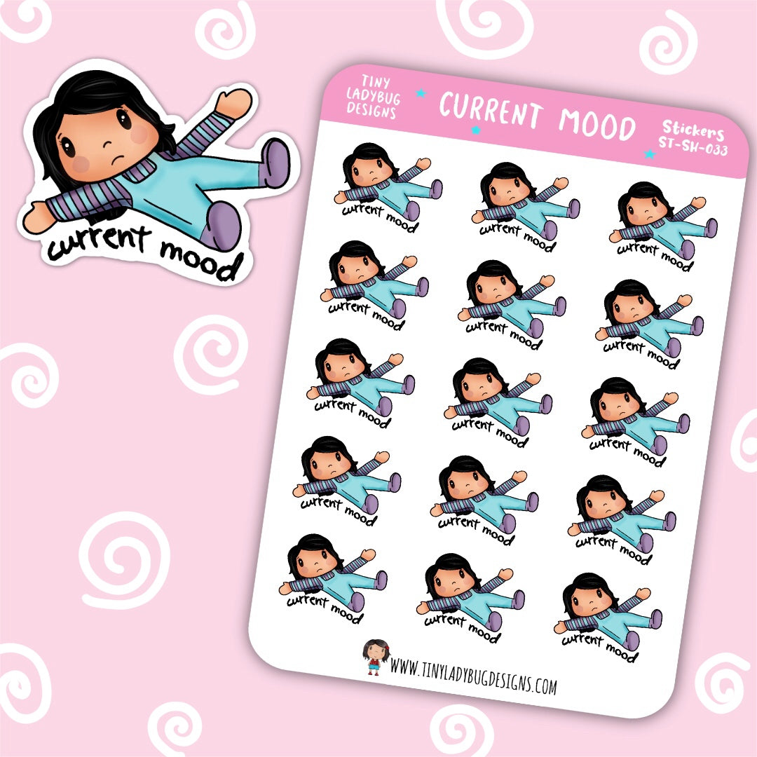 Current Mood Planner Stickers - JollityPop