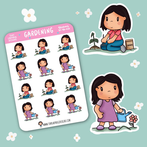 Gardening Planner Stickers - JollityPop