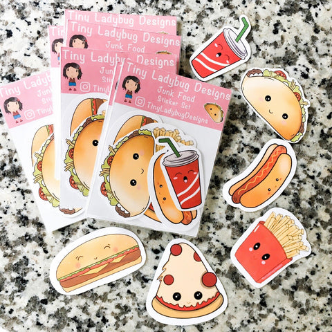 Junk Food Stickers - JollityPop