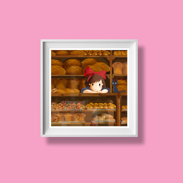 A Day At The Bakery Art Print - JollityPop