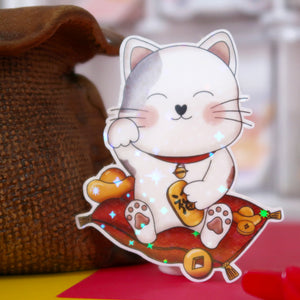 Lucky Cat Sticker - JollityPop