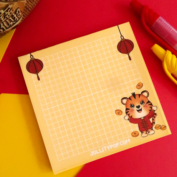 Year of the Tiger Notepad - JollityPop